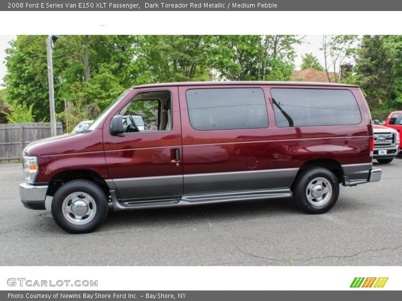  2008 E Series Van E150 XLT Passenger Dark Toreador Red Metallic