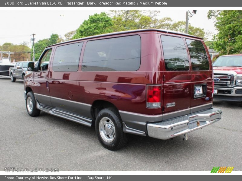 Dark Toreador Red Metallic / Medium Pebble 2008 Ford E Series Van E150 XLT Passenger