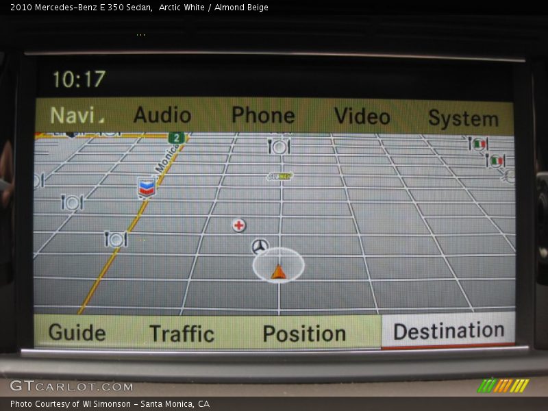 Arctic White / Almond Beige 2010 Mercedes-Benz E 350 Sedan