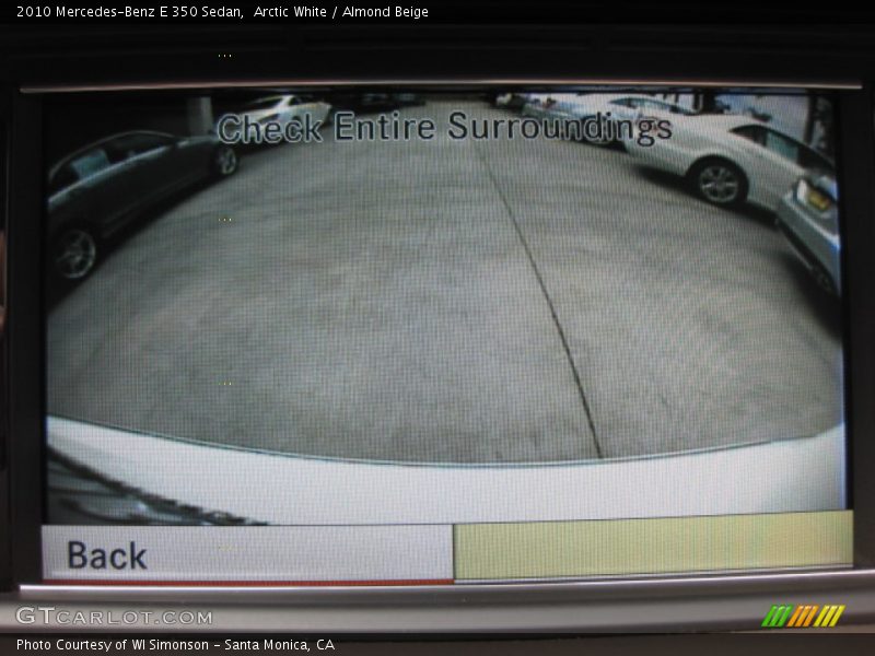 Arctic White / Almond Beige 2010 Mercedes-Benz E 350 Sedan