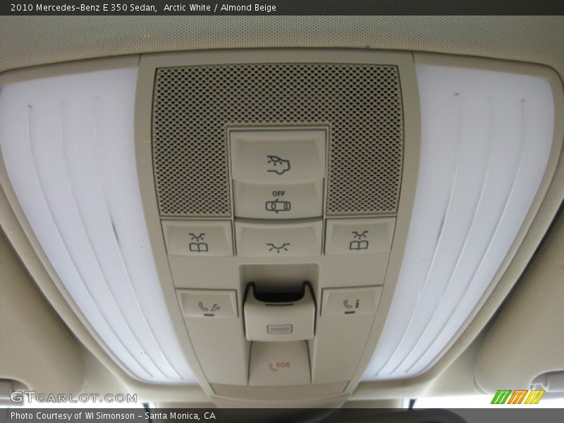 Arctic White / Almond Beige 2010 Mercedes-Benz E 350 Sedan