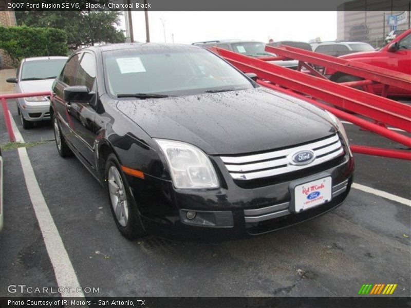 Black / Charcoal Black 2007 Ford Fusion SE V6