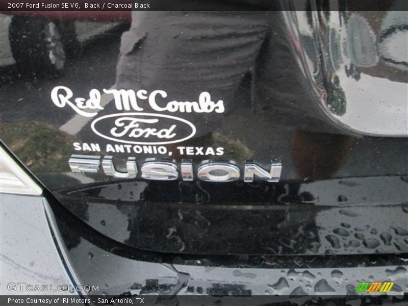 Black / Charcoal Black 2007 Ford Fusion SE V6