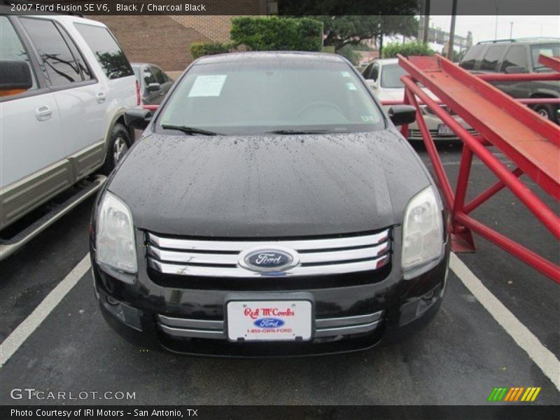 Black / Charcoal Black 2007 Ford Fusion SE V6
