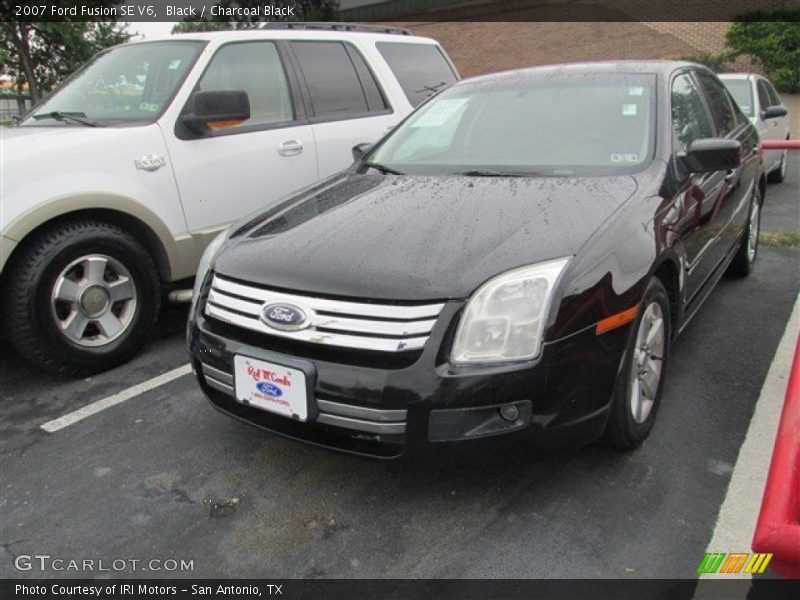 Black / Charcoal Black 2007 Ford Fusion SE V6