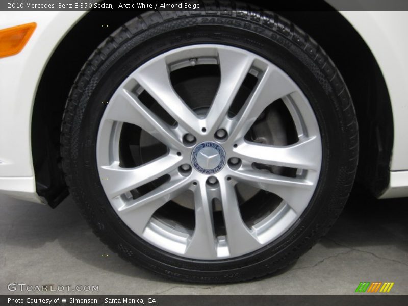 Arctic White / Almond Beige 2010 Mercedes-Benz E 350 Sedan