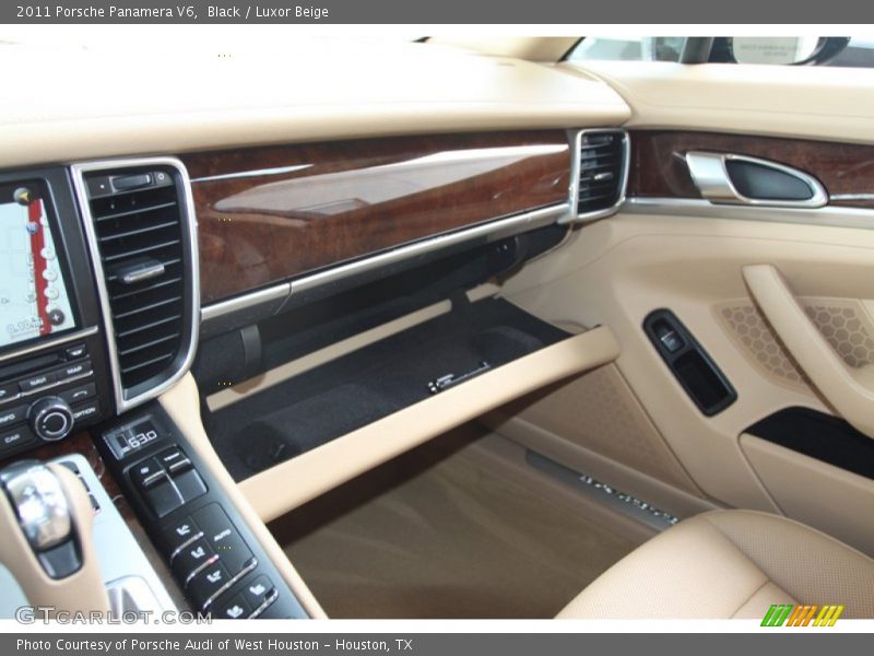 Black / Luxor Beige 2011 Porsche Panamera V6
