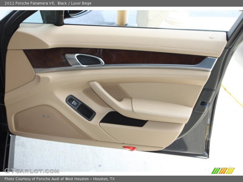Black / Luxor Beige 2011 Porsche Panamera V6