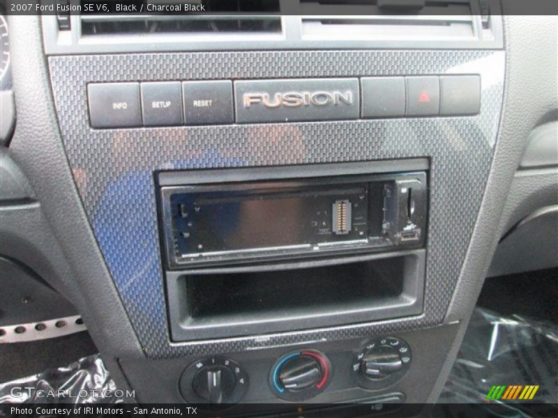 Black / Charcoal Black 2007 Ford Fusion SE V6