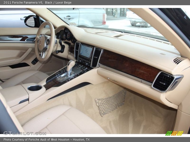 Black / Luxor Beige 2011 Porsche Panamera V6