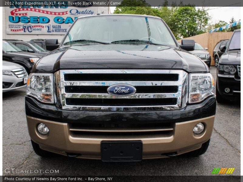 Tuxedo Black Metallic / Camel 2012 Ford Expedition EL XLT 4x4