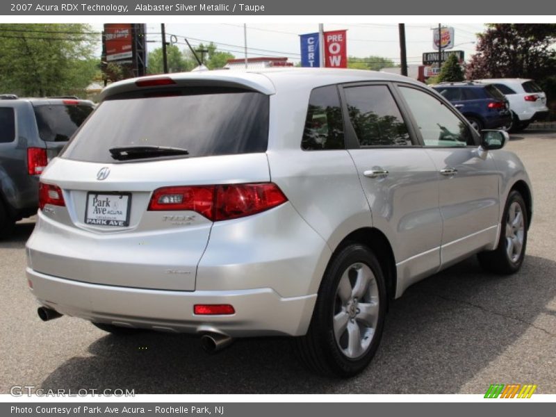 Alabaster Silver Metallic / Taupe 2007 Acura RDX Technology
