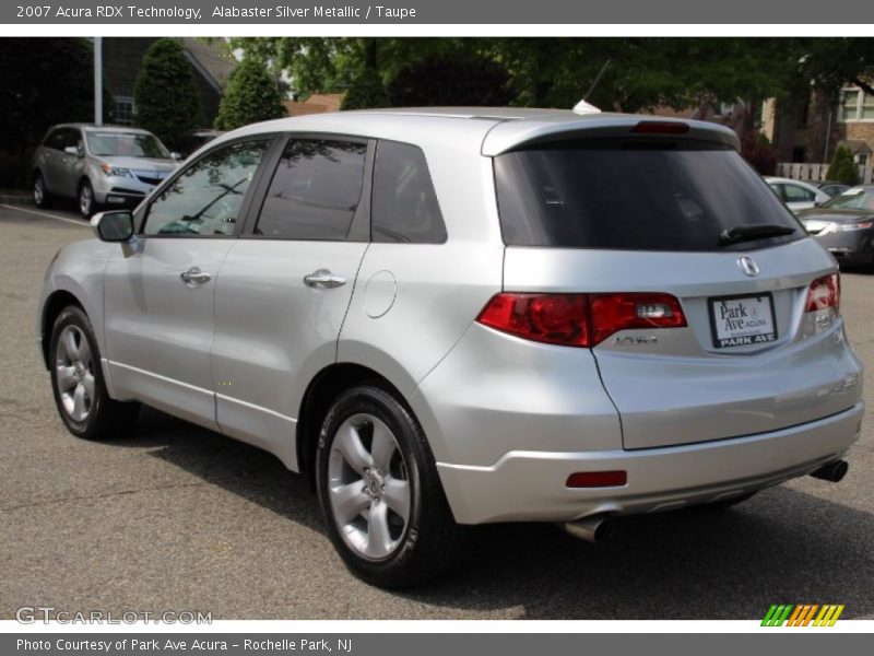 Alabaster Silver Metallic / Taupe 2007 Acura RDX Technology