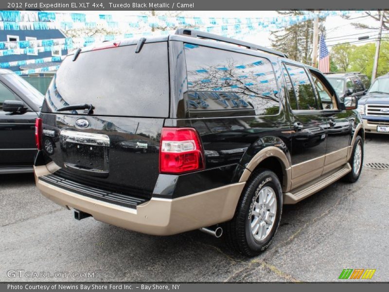 Tuxedo Black Metallic / Camel 2012 Ford Expedition EL XLT 4x4