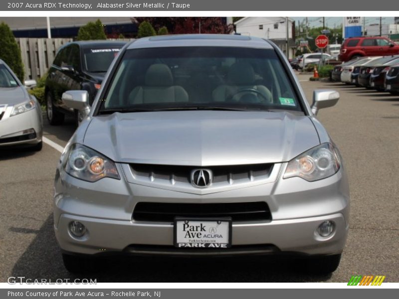 Alabaster Silver Metallic / Taupe 2007 Acura RDX Technology