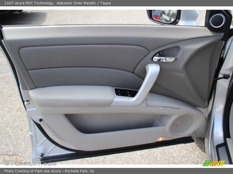 Alabaster Silver Metallic / Taupe 2007 Acura RDX Technology