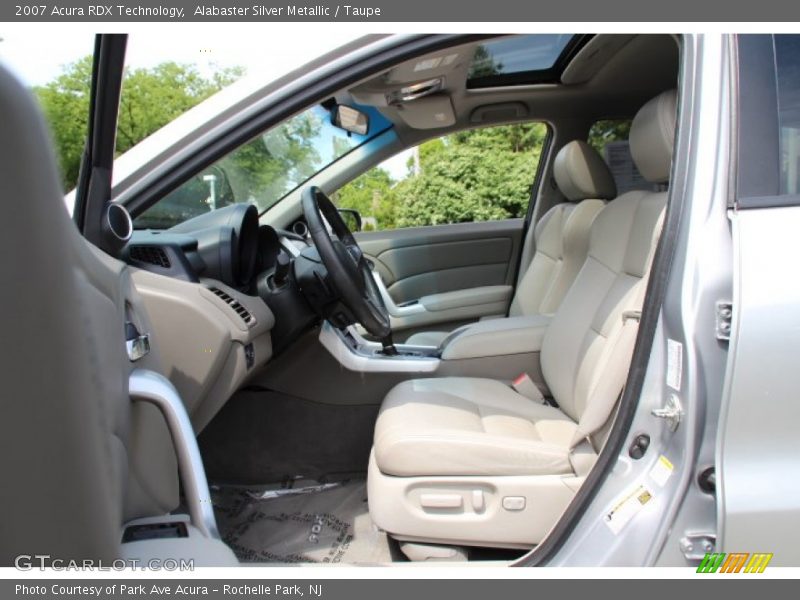 Alabaster Silver Metallic / Taupe 2007 Acura RDX Technology