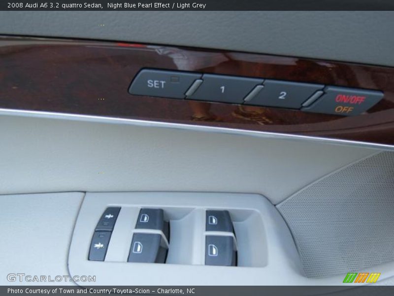 Night Blue Pearl Effect / Light Grey 2008 Audi A6 3.2 quattro Sedan