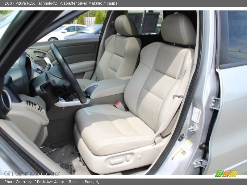 Front Seat of 2007 RDX Technology