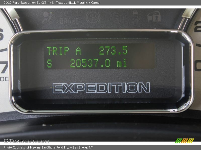 Tuxedo Black Metallic / Camel 2012 Ford Expedition EL XLT 4x4