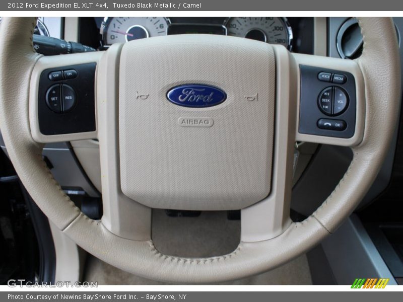 Tuxedo Black Metallic / Camel 2012 Ford Expedition EL XLT 4x4