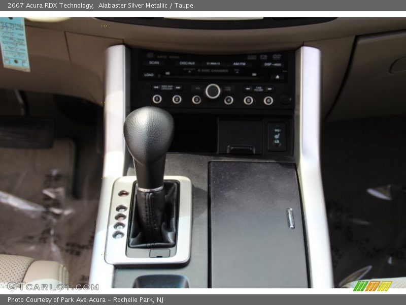 Alabaster Silver Metallic / Taupe 2007 Acura RDX Technology