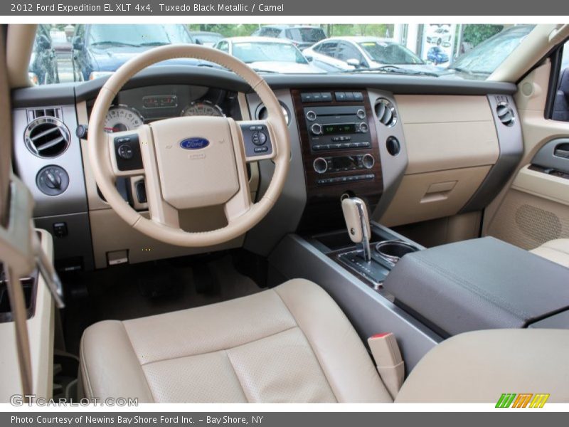 Tuxedo Black Metallic / Camel 2012 Ford Expedition EL XLT 4x4