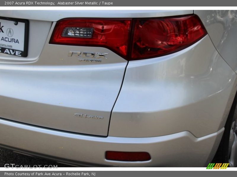 Alabaster Silver Metallic / Taupe 2007 Acura RDX Technology