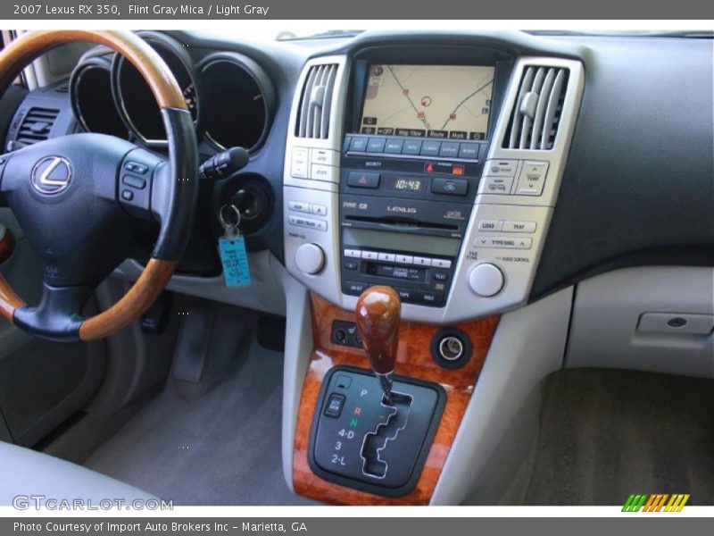 Flint Gray Mica / Light Gray 2007 Lexus RX 350
