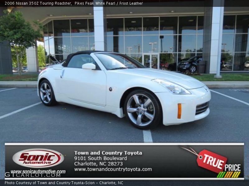 Pikes Peak White Pearl / Frost Leather 2006 Nissan 350Z Touring Roadster