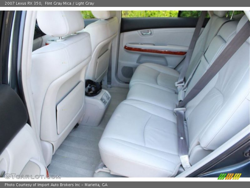 Flint Gray Mica / Light Gray 2007 Lexus RX 350