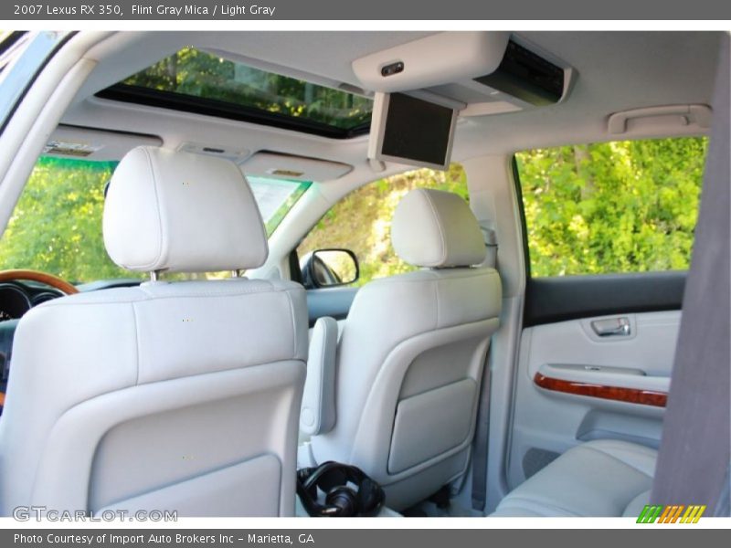 Flint Gray Mica / Light Gray 2007 Lexus RX 350