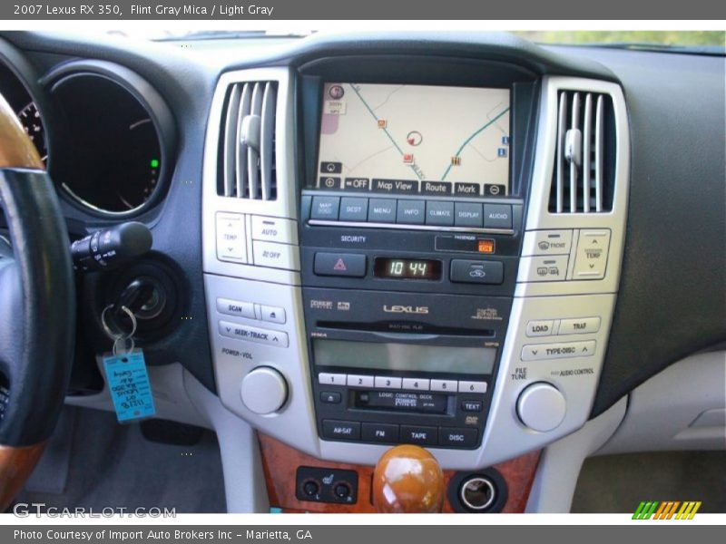 Controls of 2007 RX 350