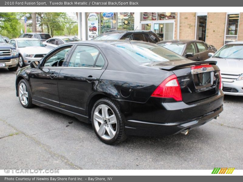 Tuxedo Black Metallic / Charcoal Black/Sport Black 2010 Ford Fusion Sport