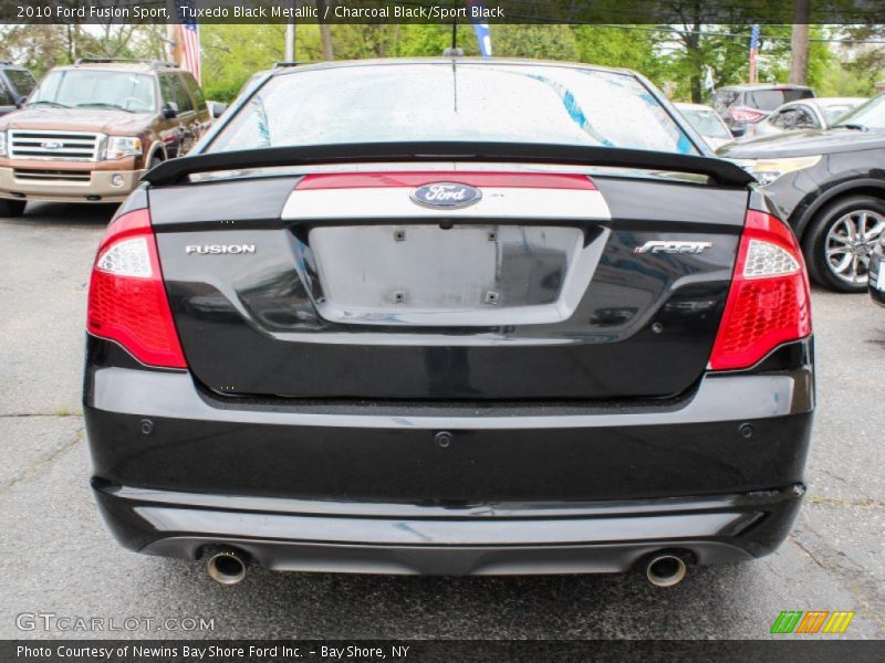 Tuxedo Black Metallic / Charcoal Black/Sport Black 2010 Ford Fusion Sport