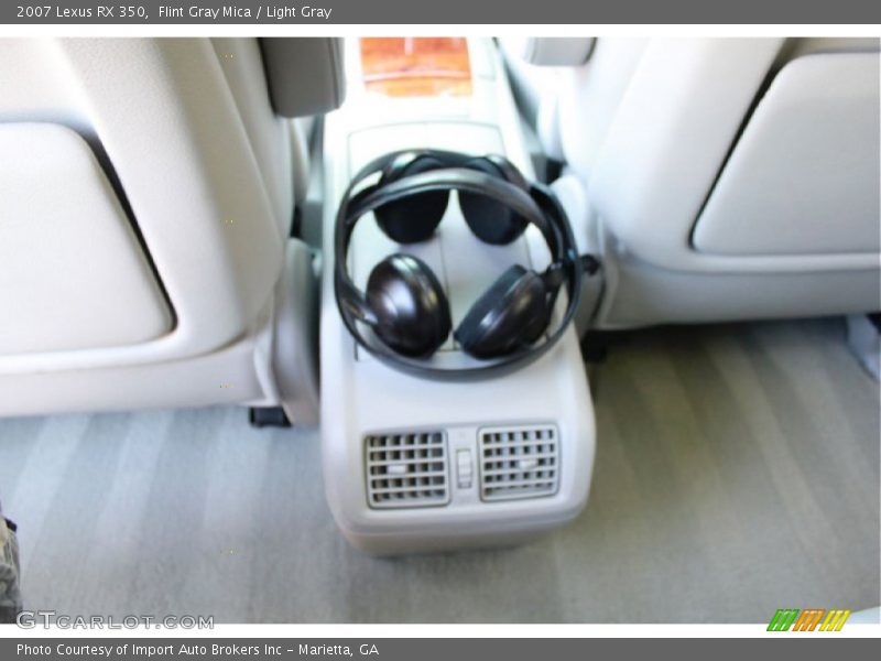 Flint Gray Mica / Light Gray 2007 Lexus RX 350