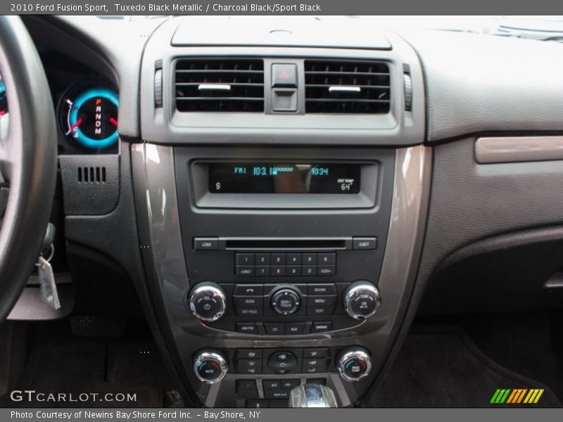 Controls of 2010 Fusion Sport