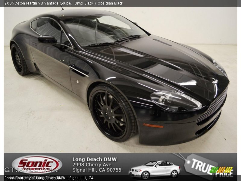 Onyx Black / Obsidian Black 2006 Aston Martin V8 Vantage Coupe
