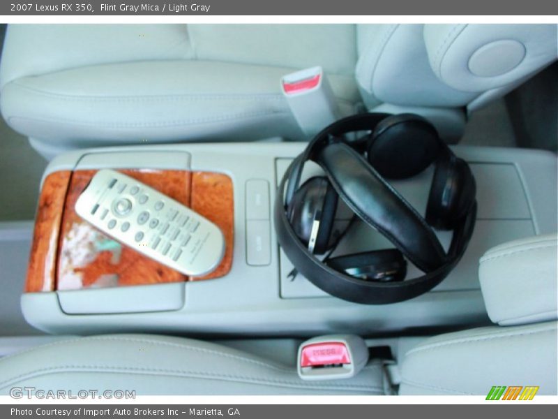 Flint Gray Mica / Light Gray 2007 Lexus RX 350