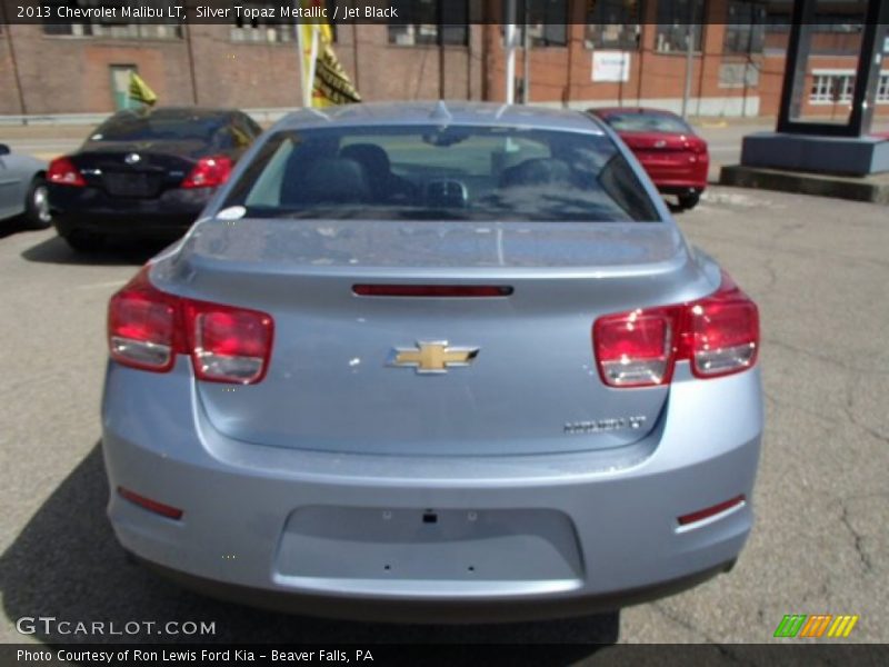 Silver Topaz Metallic / Jet Black 2013 Chevrolet Malibu LT
