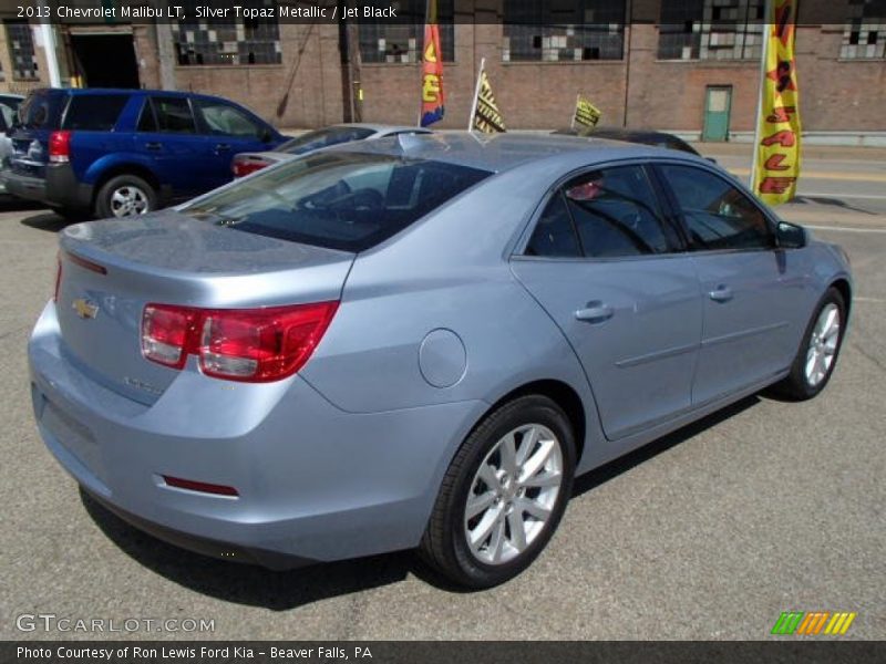 Silver Topaz Metallic / Jet Black 2013 Chevrolet Malibu LT