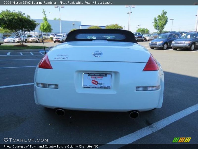 Pikes Peak White Pearl / Frost Leather 2006 Nissan 350Z Touring Roadster