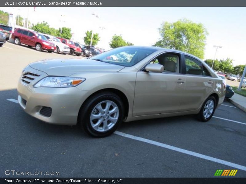 Sandy Beach Metallic / Bisque 2011 Toyota Camry LE