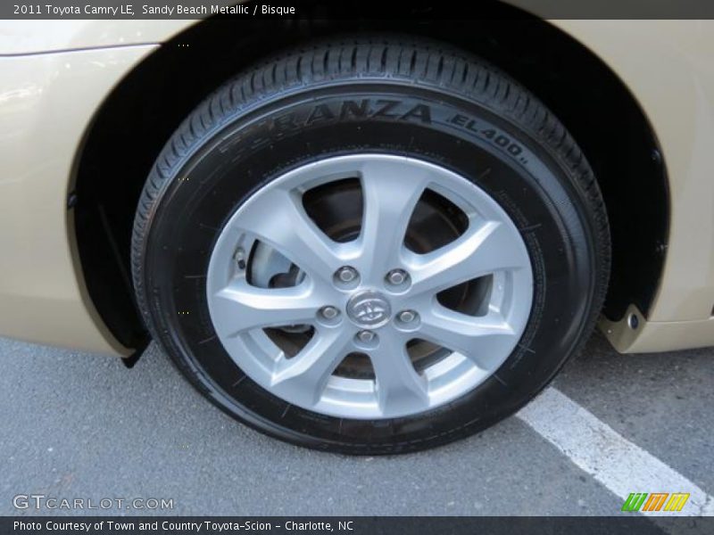 Sandy Beach Metallic / Bisque 2011 Toyota Camry LE