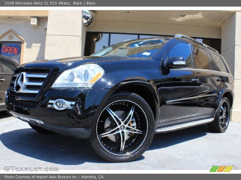Black / Black 2008 Mercedes-Benz GL 550 4Matic