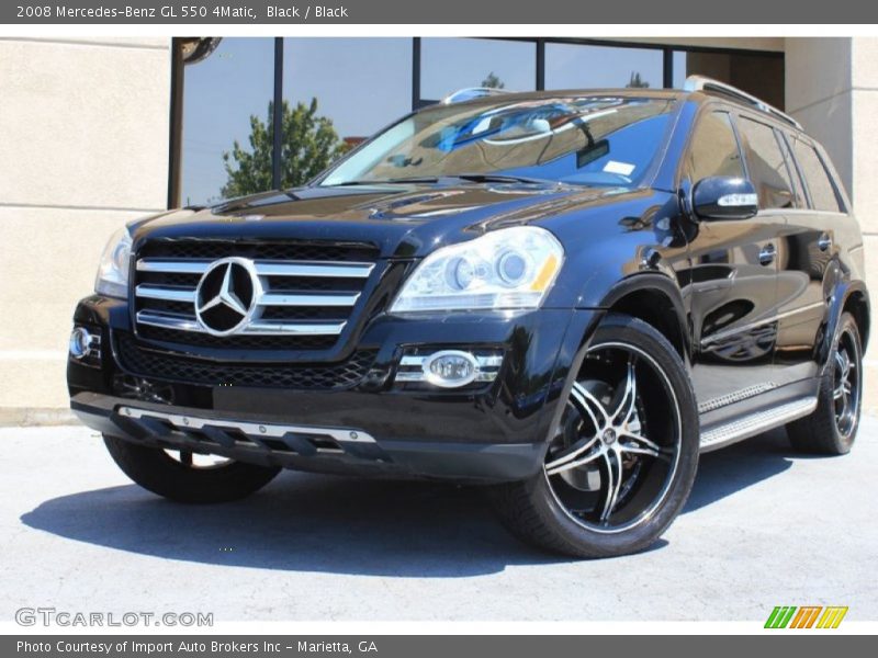 Black / Black 2008 Mercedes-Benz GL 550 4Matic