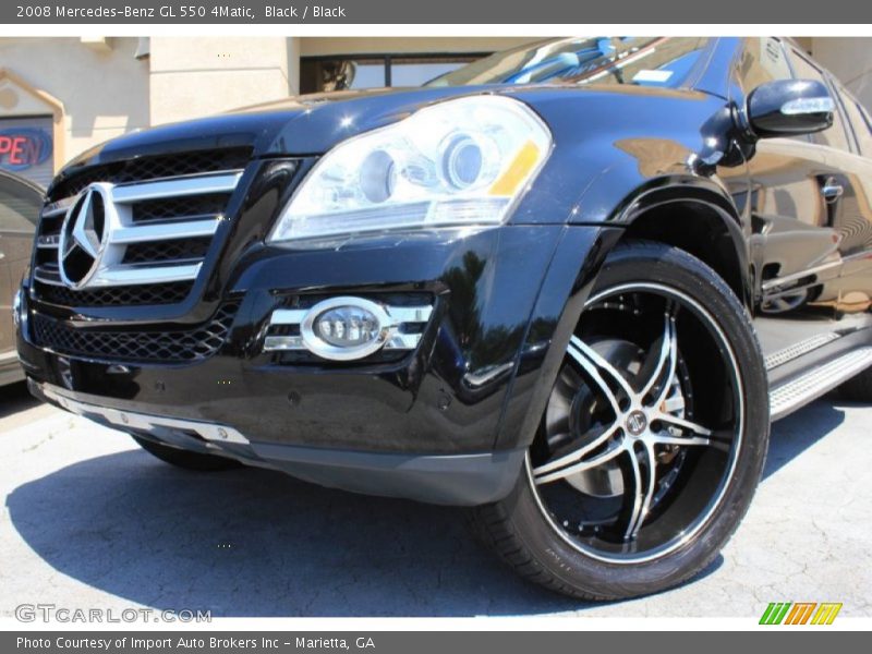 Black / Black 2008 Mercedes-Benz GL 550 4Matic