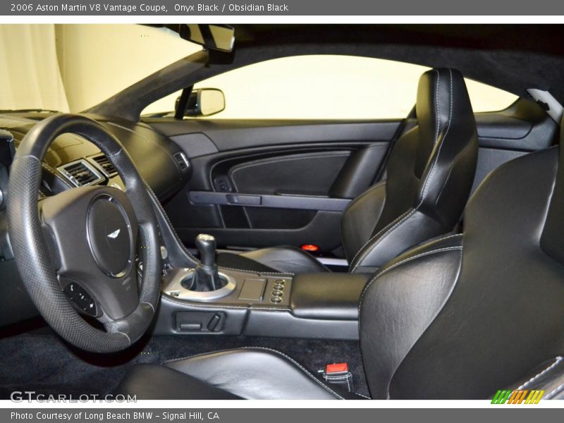  2006 V8 Vantage Coupe Obsidian Black Interior