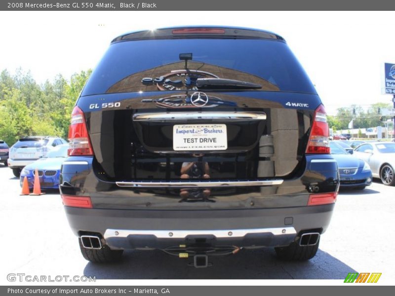 Black / Black 2008 Mercedes-Benz GL 550 4Matic
