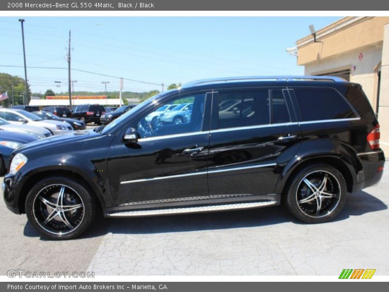 Black / Black 2008 Mercedes-Benz GL 550 4Matic